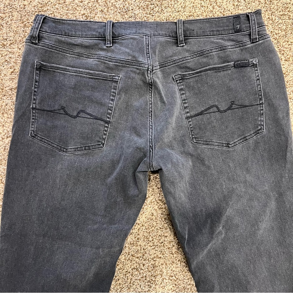 7 for All Mankind men’s jeans black/gray size 40x32